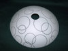Lampenschirm aus Glas für E-27, Durchmesser 30 cm, ADA