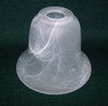 Lampenschirm aus Glas für E-14, Durchmesser 13 cm, FRANCESCA
