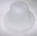 Lampenschirm aus Glas für E-14, Durchmesser 17 cm, ORCHIDEA